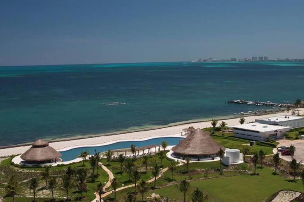 Hermoso Condo De 2 Habitaciones Frente Al Caribe 칸쿤 외부 사진